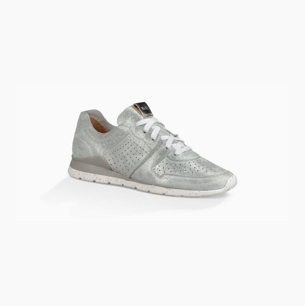 UGG Tye Stardust Silver Sneakers for Women (SYPB09867)